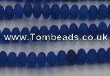 CCN4507 15.5 inches 3*5mm rondelle matte candy jade beads