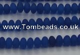 CCN4507 15.5 inches 3*5mm rondelle matte candy jade beads