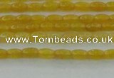 CCN4511 15.5 inches 3*5mm rice candy jade beads wholesale