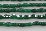 CCN4516 15.5 inches 3*5mm rice candy jade beads wholesale