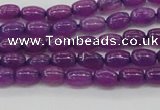 CCN4519 15.5 inches 4*6mm rice candy jade beads wholesale