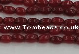 CCN4520 15.5 inches 4*6mm rice candy jade beads wholesale