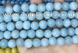 CCN5002 15.5 inches 8mm & 10mm round candy jade beads wholesale