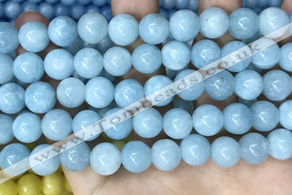 CCN5002 15.5 inches 8mm & 10mm round candy jade beads wholesale