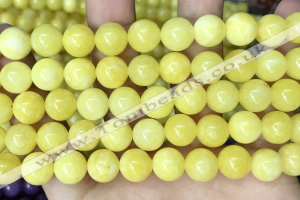 CCN5010 15.5 inches 8mm & 10mm round candy jade beads wholesale