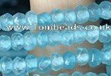CCN5112 15 inches 3*4mm faceted rondelle candy jade beads