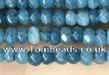 CCN5113 15 inches 3*4mm faceted rondelle candy jade beads