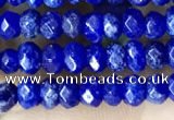 CCN5115 15 inches 3*4mm faceted rondelle candy jade beads