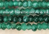 CCN5119 15 inches 3*4mm faceted rondelle candy jade beads