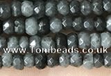 CCN5124 15 inches 3*4mm faceted rondelle candy jade beads