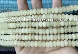 CCN5135 15 inches 5*8mm faceted rondelle candy jade beads