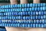 CCN5153 15 inches 5*8mm faceted rondelle candy jade beads