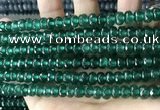 CCN5160 15 inches 5*8mm faceted rondelle candy jade beads