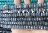 CCN5163 15 inches 5*8mm faceted rondelle candy jade beads