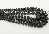 CCN5177 5*8mm - 14*20mm faceted rondelle candy jade graduated beads