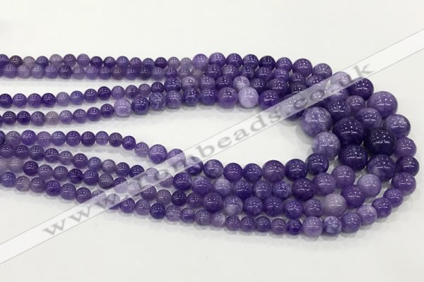 CCN5203 6mm - 14mm round candy jade graduated beads