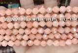 CCN5233 15 inches 8mm faceted nuggets candy jade beads