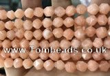 CCN5234 15 inches 8mm faceted nuggets candy jade beads