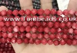 CCN5240 15 inches 8mm faceted nuggets candy jade beads