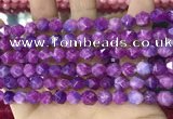 CCN5242 15 inches 8mm faceted nuggets candy jade beads