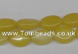 CCN525 15.5 inches 10*14mm oval candy jade beads wholesale