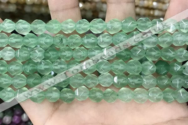 CCN5259 15 inches 8mm faceted nuggets candy jade beads