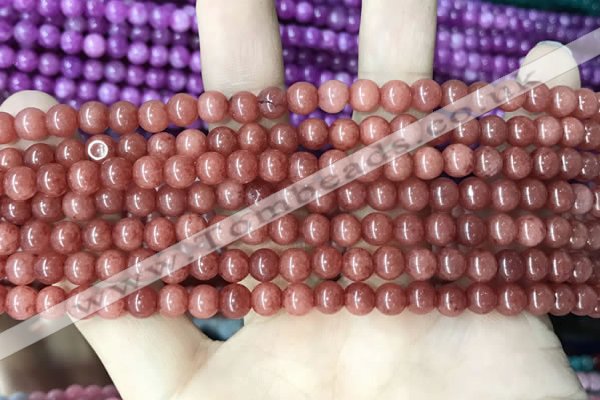 CCN5279 15 inches 6mm round candy jade beads Wholesale