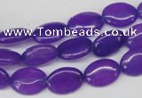 CCN530 15.5 inches 10*14mm oval candy jade beads wholesale