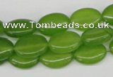 CCN532 15.5 inches 10*14mm oval candy jade beads wholesale