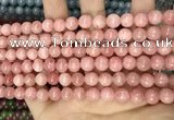 CCN5321 15 inches 8mm round candy jade beads Wholesale