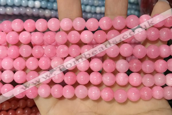 CCN5326 15 inches 8mm round candy jade beads Wholesale