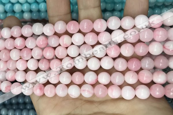 CCN5330 15 inches 8mm round candy jade beads Wholesale