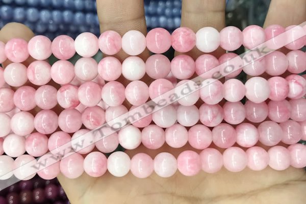 CCN5331 15 inches 8mm round candy jade beads Wholesale