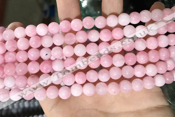 CCN5332 15 inches 8mm round candy jade beads Wholesale