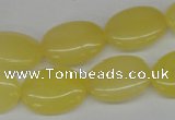 CCN535 15.5 inches 15*20mm oval candy jade beads wholesale