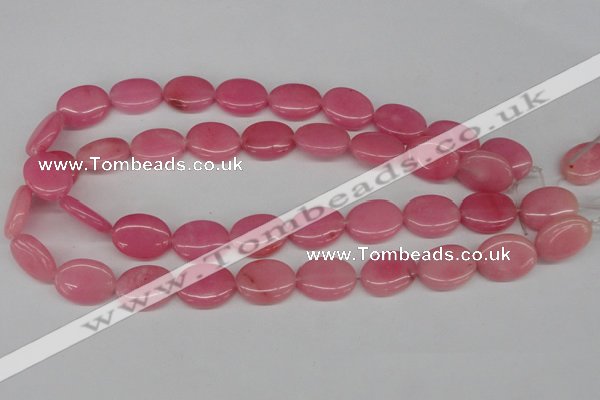 CCN536 15.5 inches 15*20mm oval candy jade beads wholesale