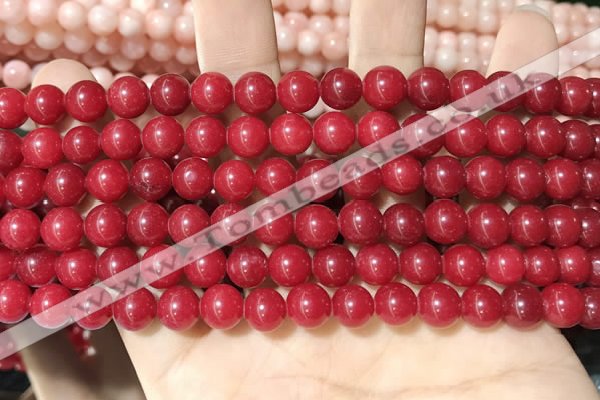 CCN5373 15 inches 8mm round candy jade beads Wholesale