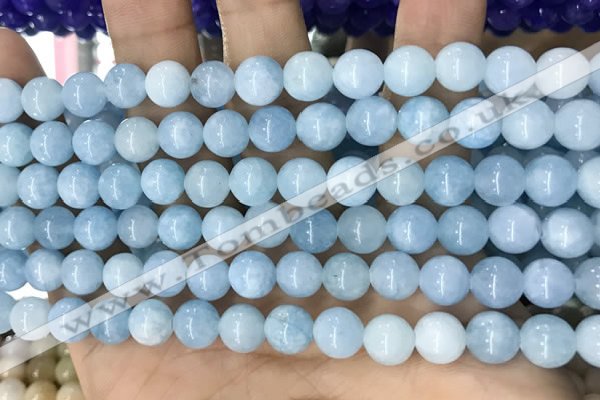 CCN5385 15 inches 8mm round candy jade beads Wholesale