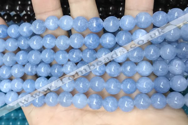 CCN5388 15 inches 8mm round candy jade beads Wholesale