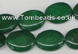 CCN539 15.5 inches 15*20mm oval candy jade beads wholesale