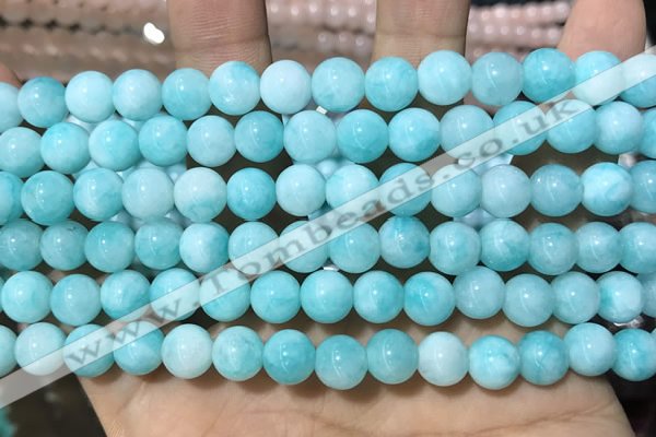 CCN5399 15 inches 8mm round candy jade beads Wholesale