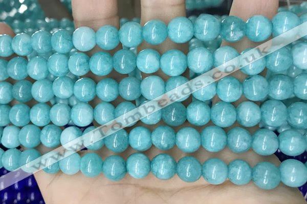 CCN5401 15 inches 8mm round candy jade beads Wholesale