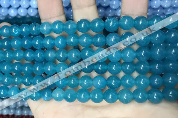 CCN5433 15 inches 8mm round candy jade beads Wholesale