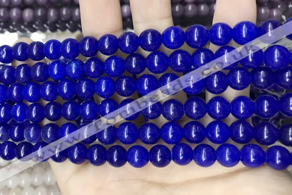 CCN5436 15 inches 8mm round candy jade beads Wholesale