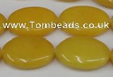 CCN545 15.5 inches 18*25mm oval candy jade beads wholesale