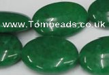 CCN548 15.5 inches 18*25mm oval candy jade beads wholesale