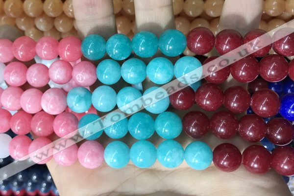 CCN5551 15 inches 8mm round candy jade beads Wholesale