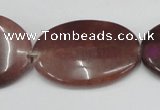 CCN558 15.5 inches 25*35mm oval candy jade beads wholesale