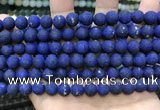 CCN5614 15 inches 8mm round matte candy jade beads Wholesale