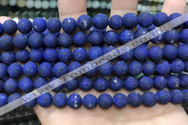 CCN5614 15 inches 8mm round matte candy jade beads Wholesale